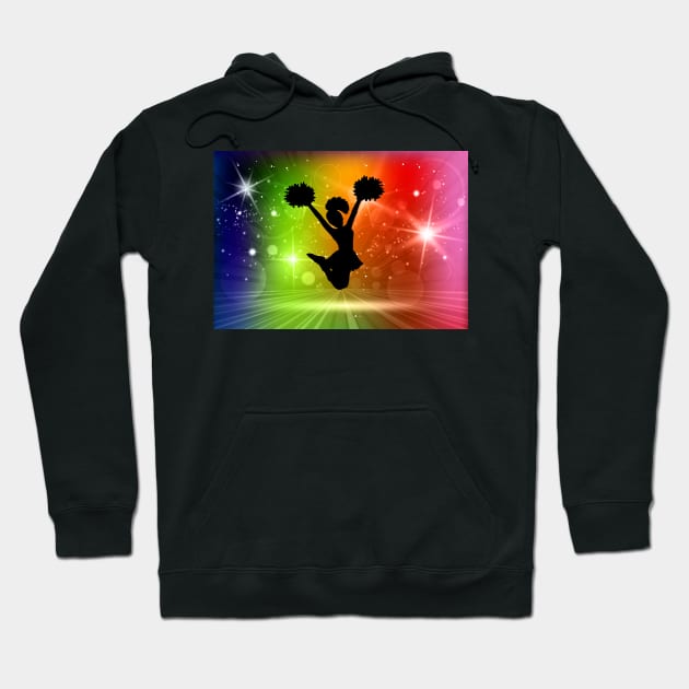 Cheerleader Cosmic Stars Hoodie by laurie3